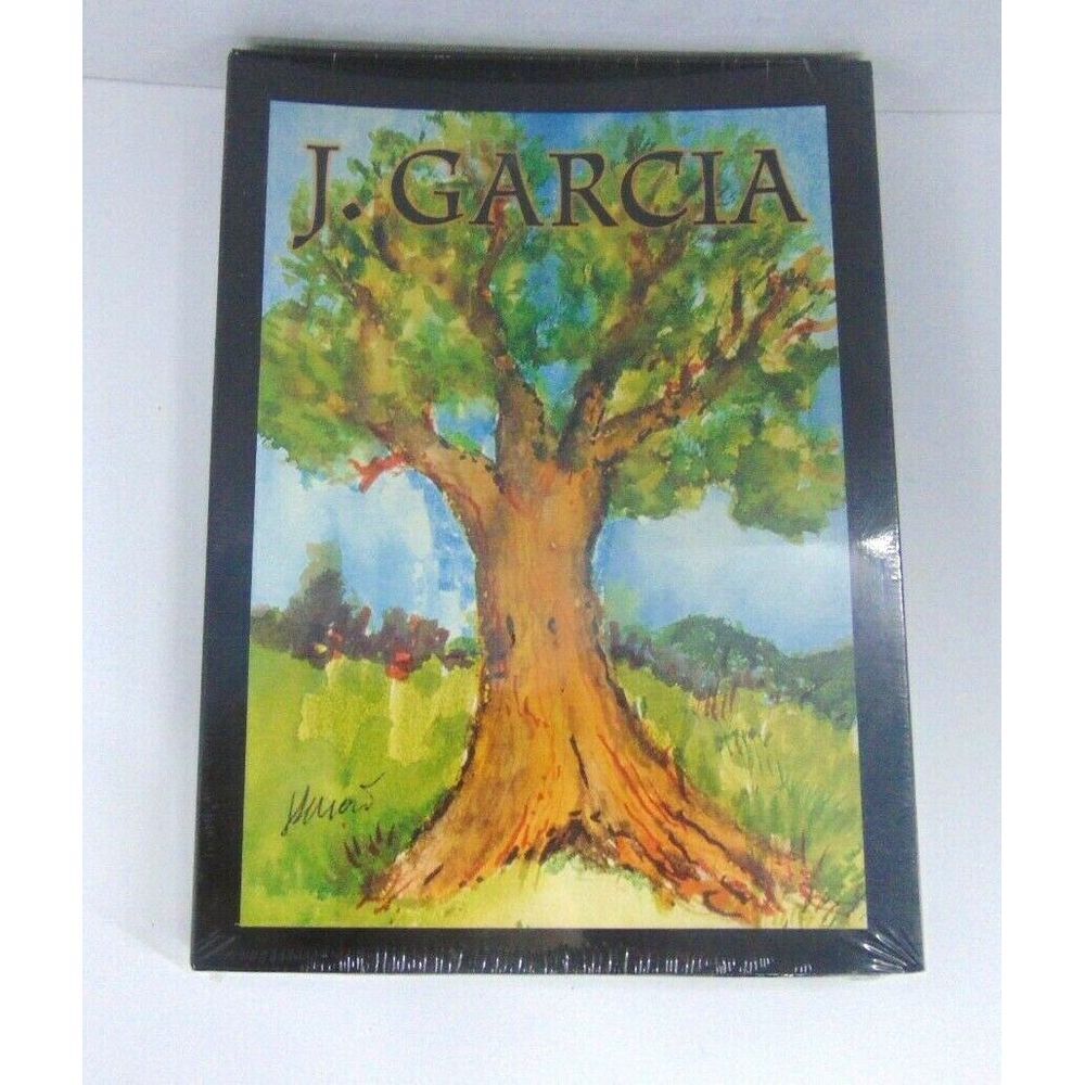 Vintage‎ Jerry Garcia Liquid Blue Note Cards Four Designs Artwork  New